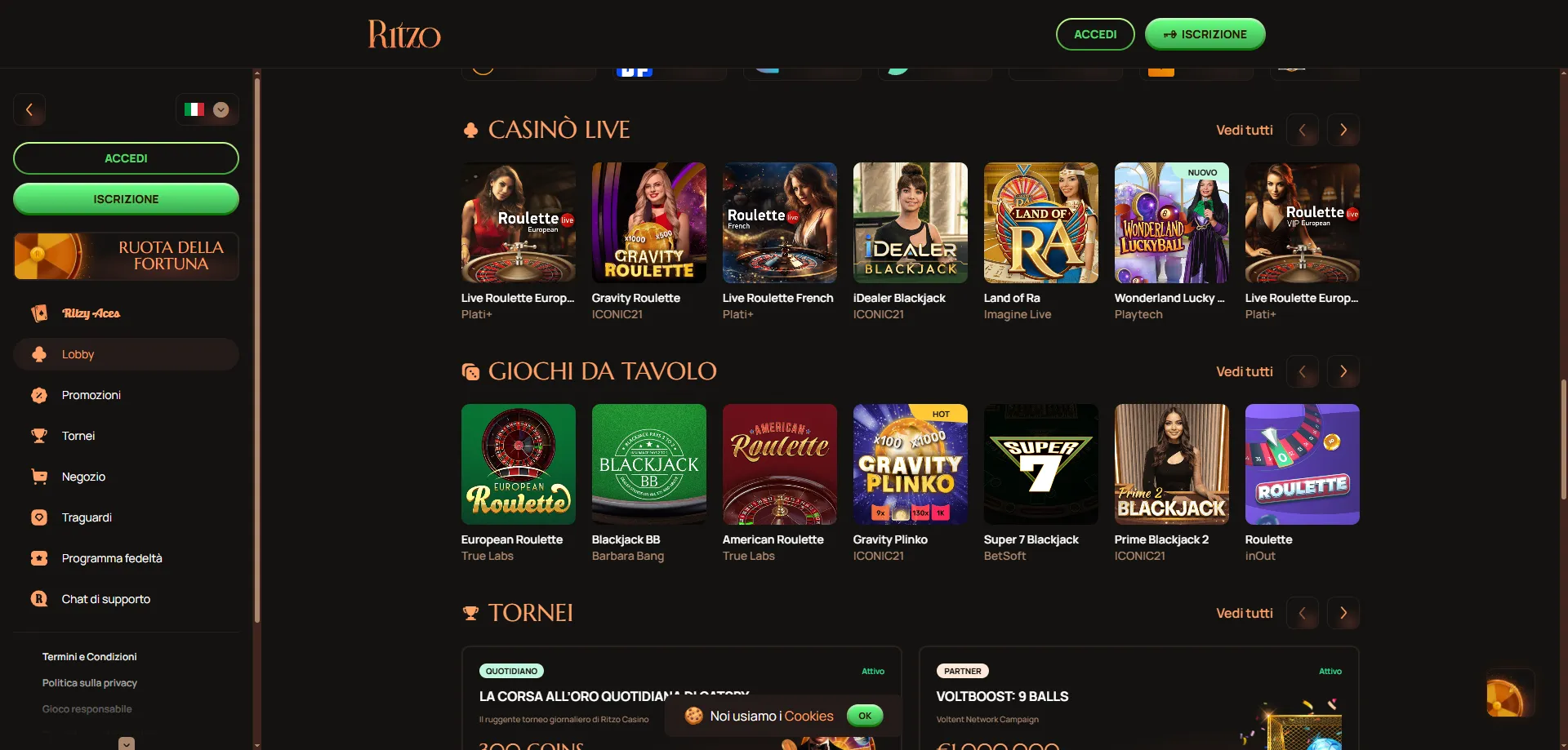 Ritzo Casino licenza Cura&ccedil;ao &mdash; sicurezza e legalit&agrave; 2026